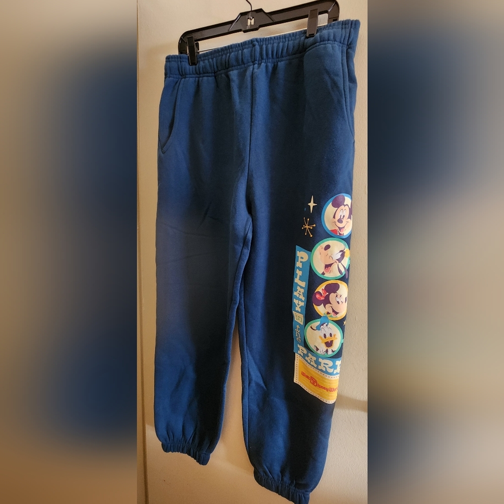 Disney Men's Blue Play In The Park Sweatpants